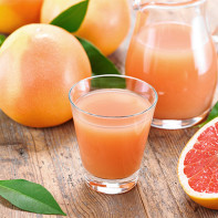 Foto van grapefruit juice