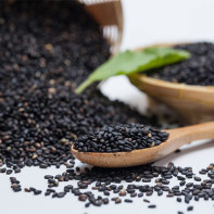 Photo of black sesame seeds