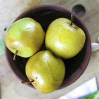 Photos de pommes trempées 4