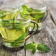 Foto de té de menta