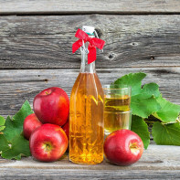 Photo de vinaigre de cidre de pomme