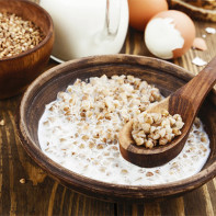 Foto di porridge di grano saraceno