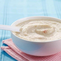 Photo of semolina porridge