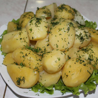 Photo boiled potatoes 3