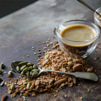 Photo of coffee with cardamom