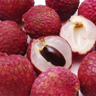 Foto av litchi frukt