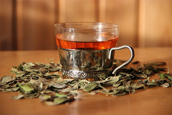 Té amb lingonberries