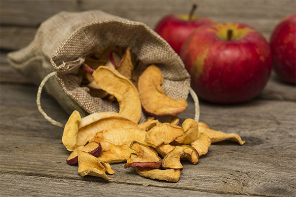 Cómo y dónde almacenar manzanas secas