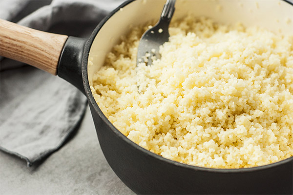 Nuttige eigenschappen van couscousgrutten voor gewichtsverlies