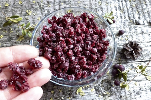 فوائد lingonberries المجففة