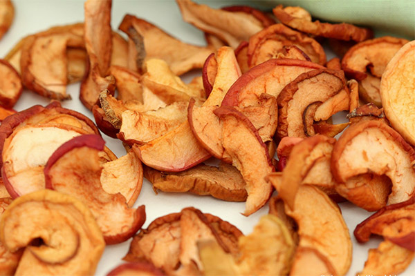 Appels drogen in de oven