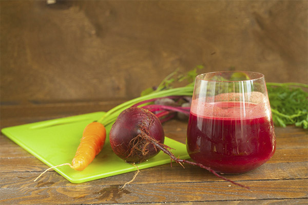 Beetroot at karot na juice