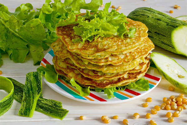 Courgette pannenkoeken