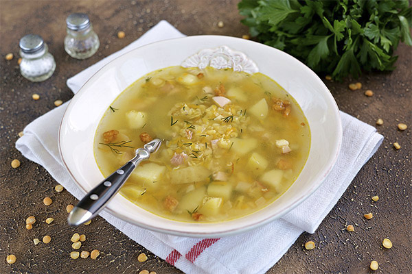 Soupe aux pois en médecine