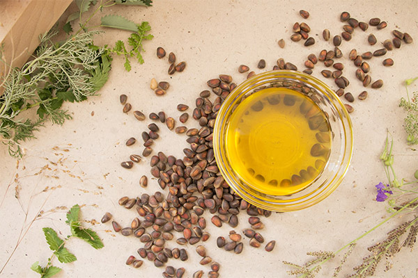 Recetas de medicina tradicional en aceite de cedro.