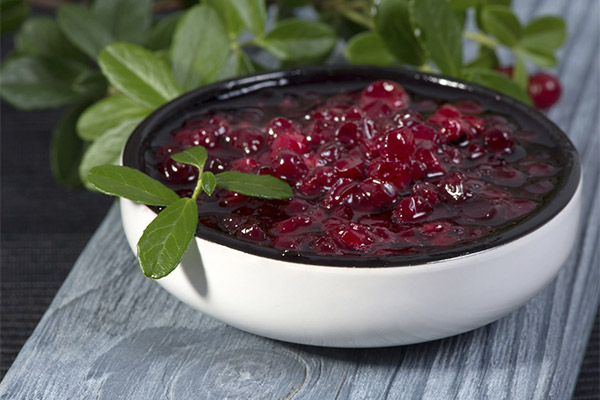 Μαρμελάδα Lingonberry χωρίς βρασμό