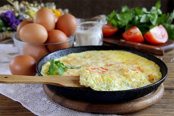 Een omelet koken