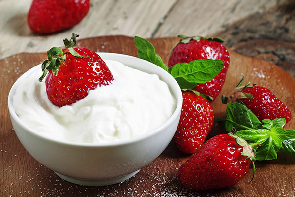 Fraises à la crème