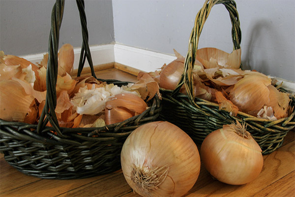 Casca de cebola na culinária