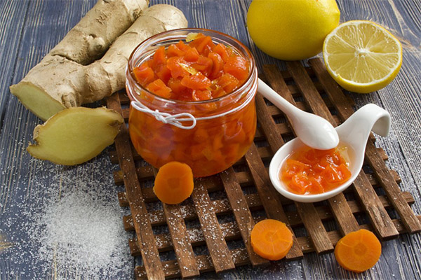 Marmellata di carote e limone