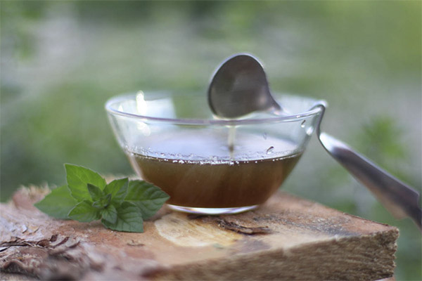 Receta de menta con mermelada de frambuesa