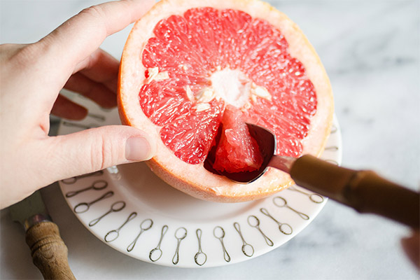 Anbefalinger av grapefrukt