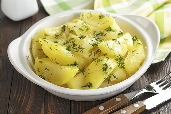 What is boiled potato good for?