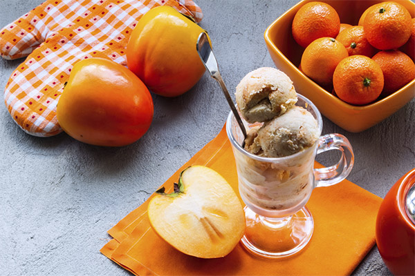 Persimmon Ice Cream