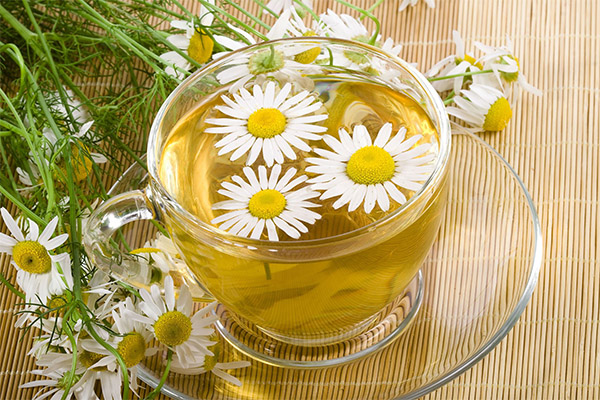 Infusión de manzanilla en cosmetología.