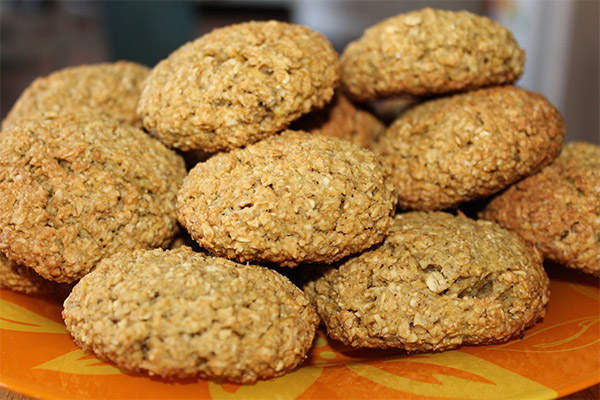 Biskut oat tanpa tepung dan gula