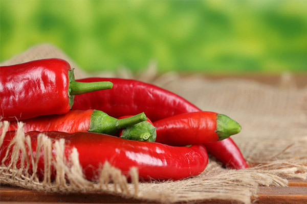 Red pepper in medicine