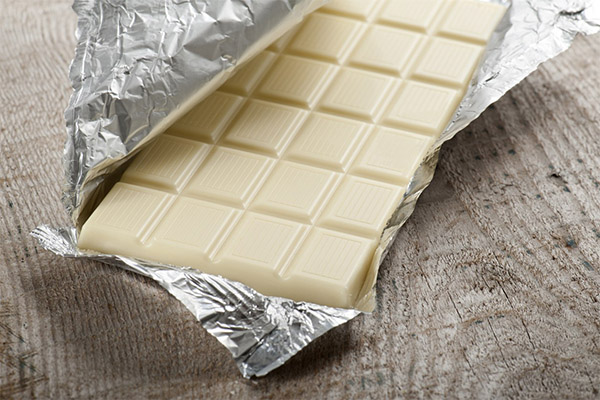 I benefici e i danni del cioccolato bianco