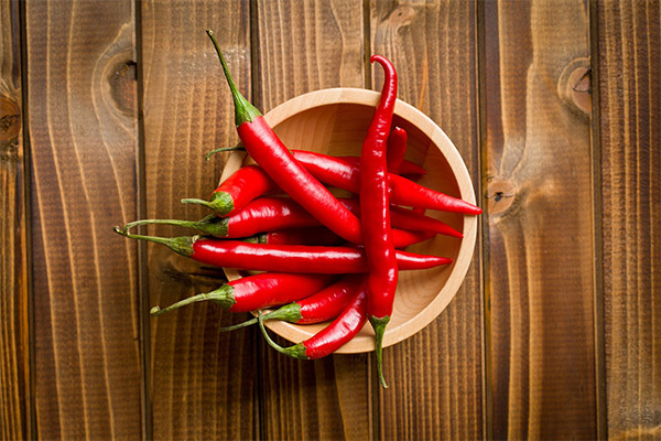 The use of red pepper in cooking