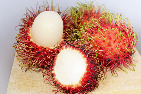 Rambutan frukt i matlagning