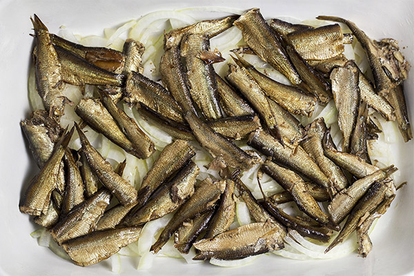 Sprats จากปลาชนิดหนึ่ง