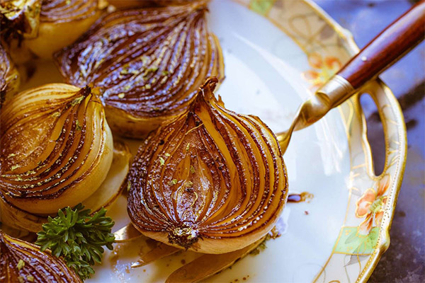 Baked onion in medicine