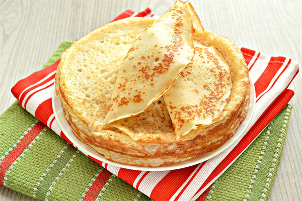 Crêpes à la mayonnaise